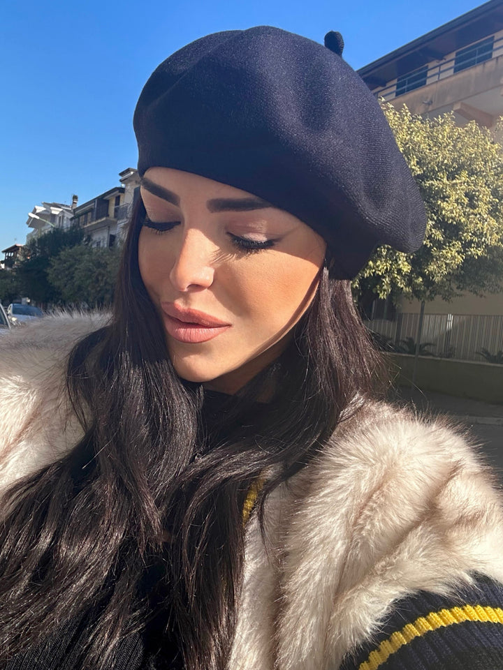 Cappello in lana rasata “Tilde”
