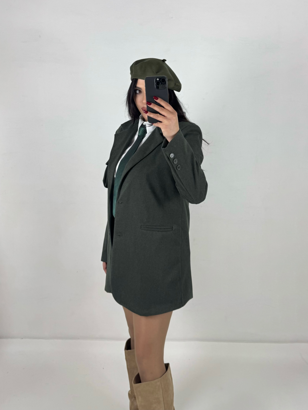 Tailleur in lana “Jade”