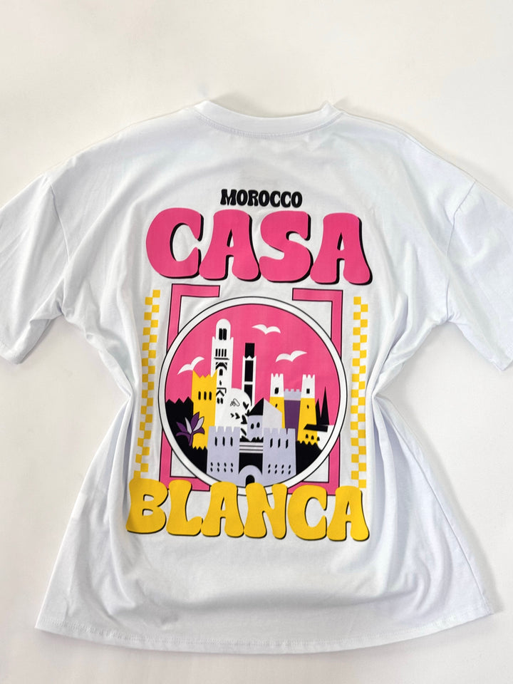 T shirt oversize “Casablanca”