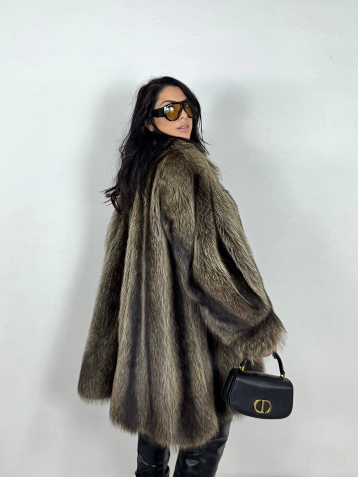 Pelliccia in marmotta Vintage 43