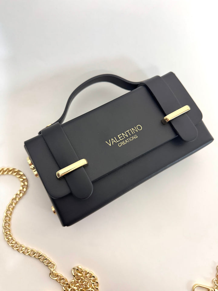 Borsa in vera pelle “Valentino”