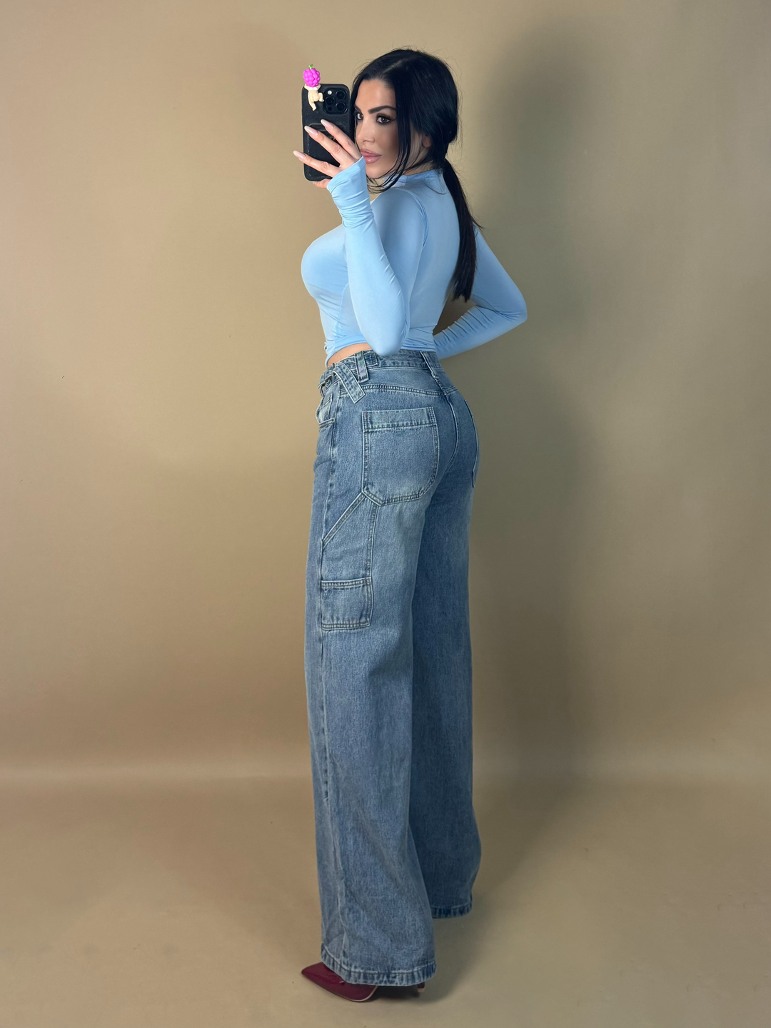 Coordinato in jeans “Yasmine”