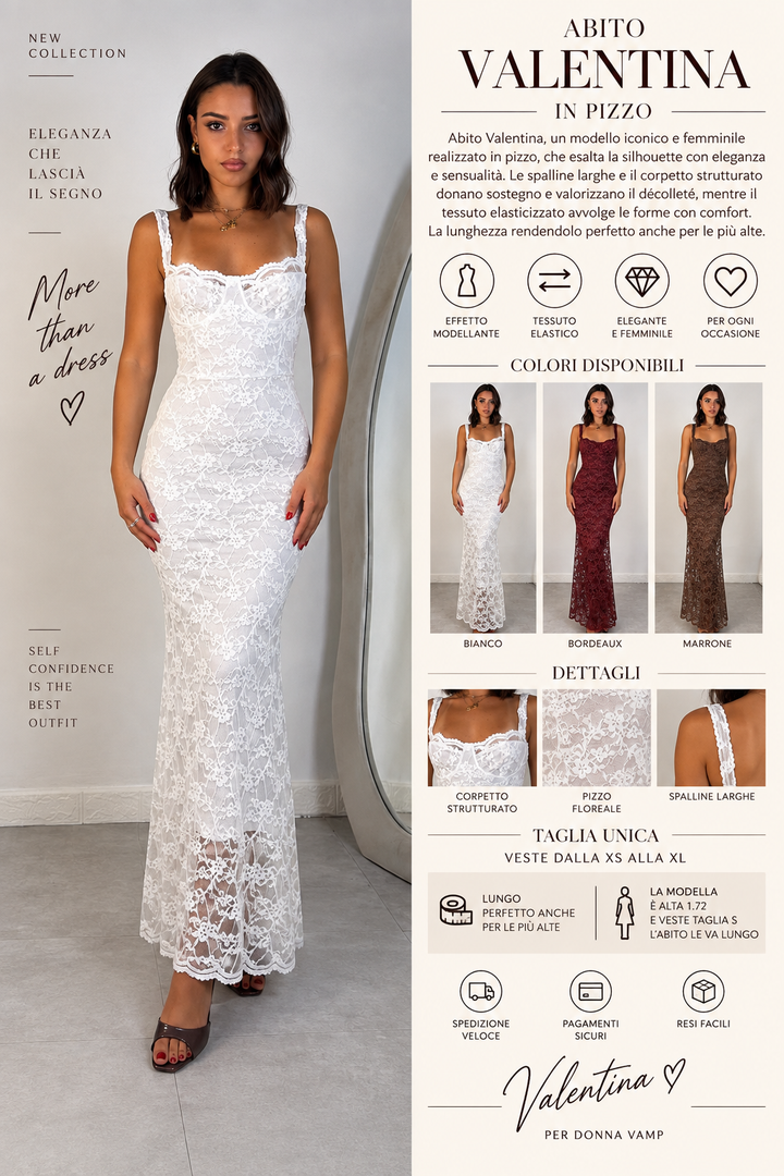 Abito in pizzo “Valentina”