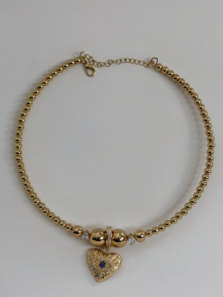 Collana semi rigida “Occhio greco”