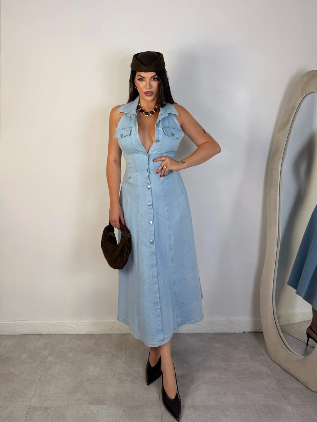 Abito in jeans “Couture”