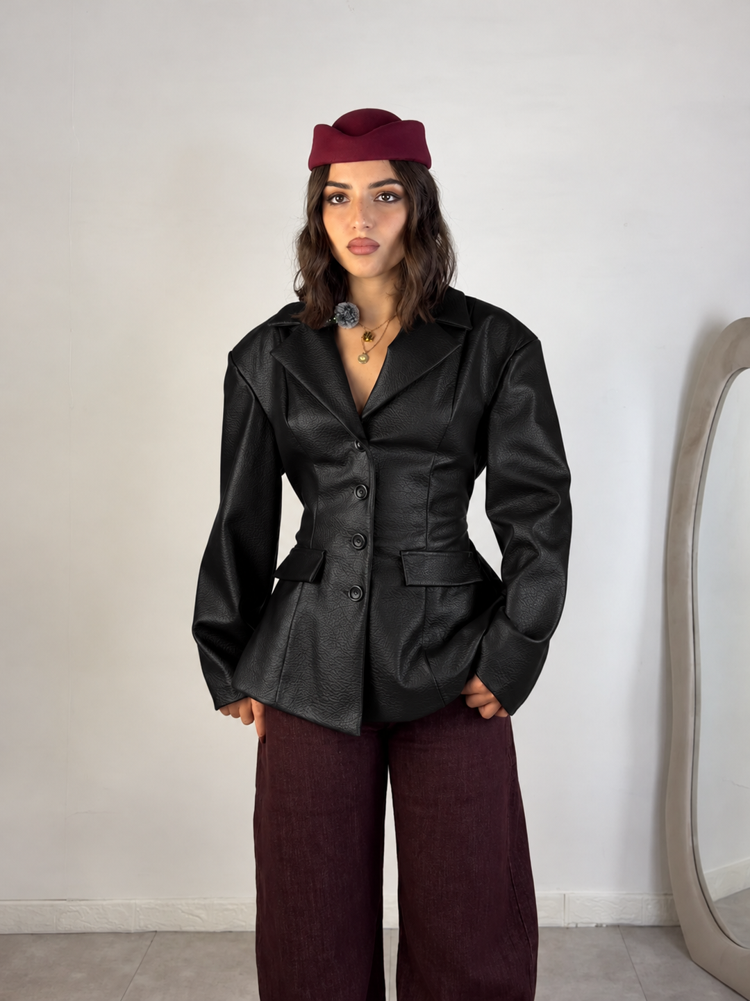 Giacca in eco pelle “Luxe”