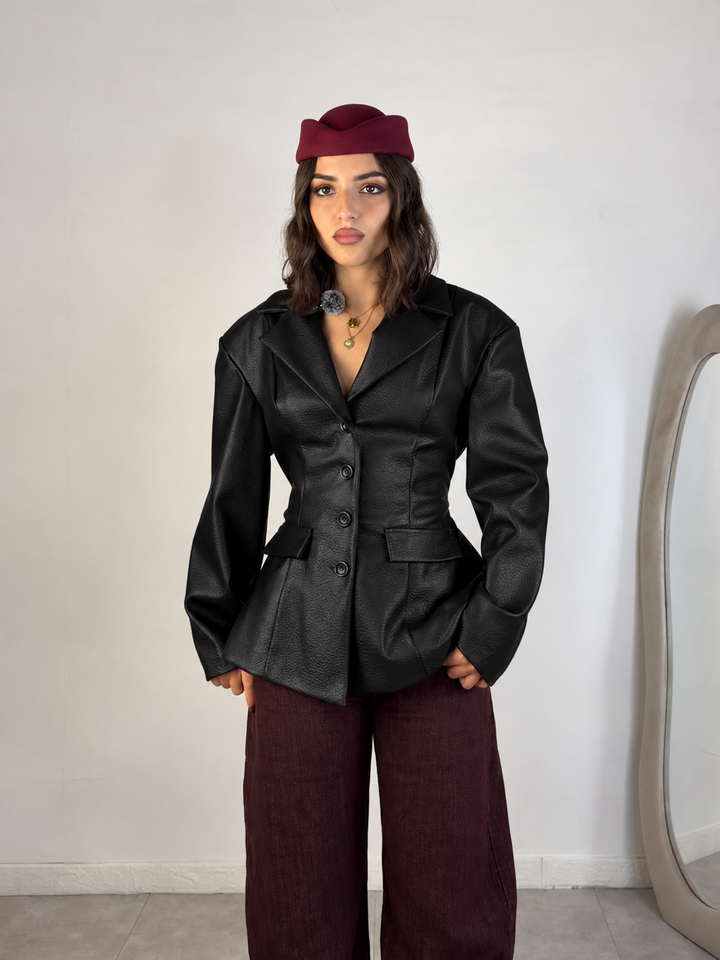 Giacca in eco pelle “Luxe”