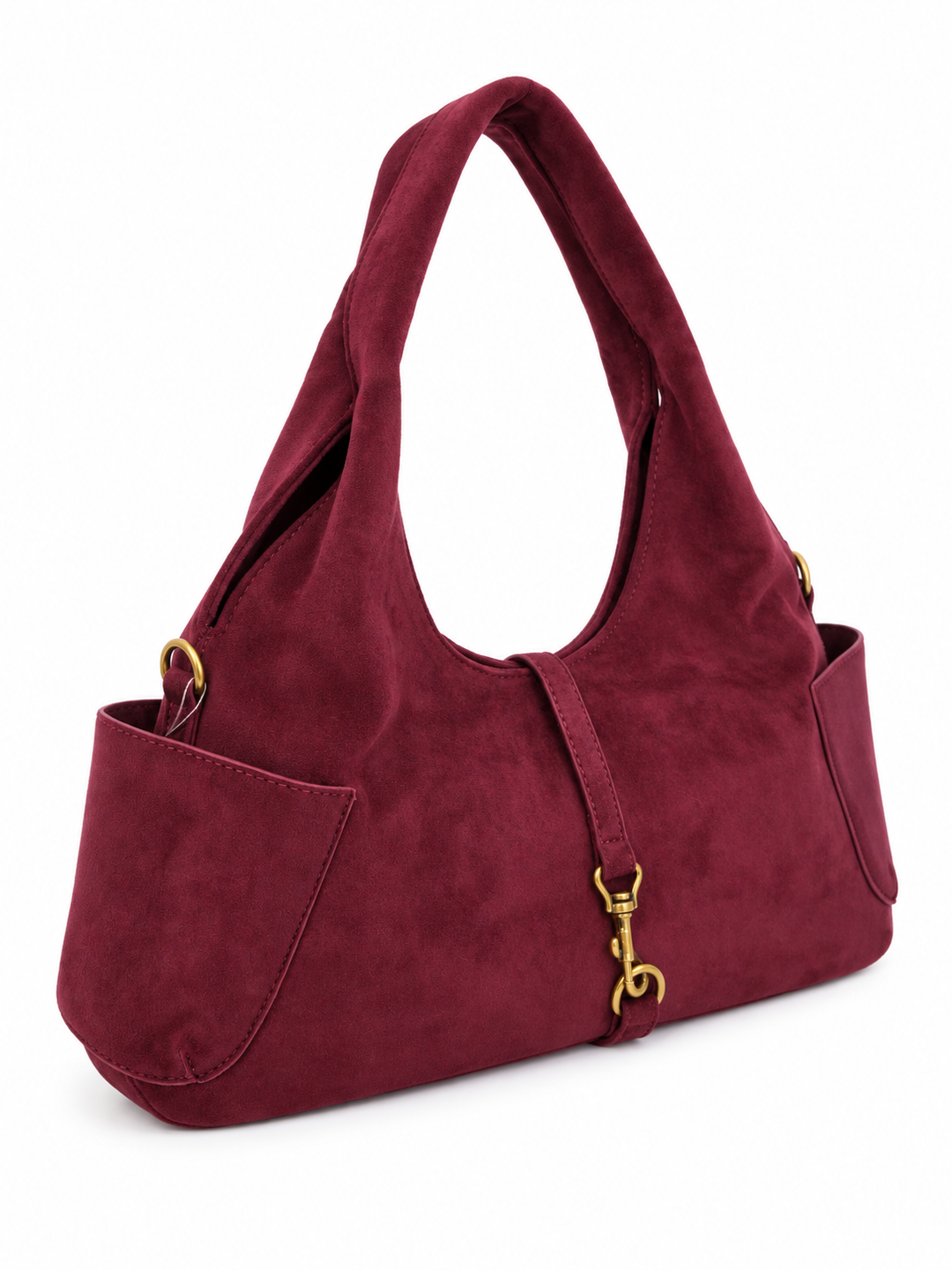 Borsa scamosciata