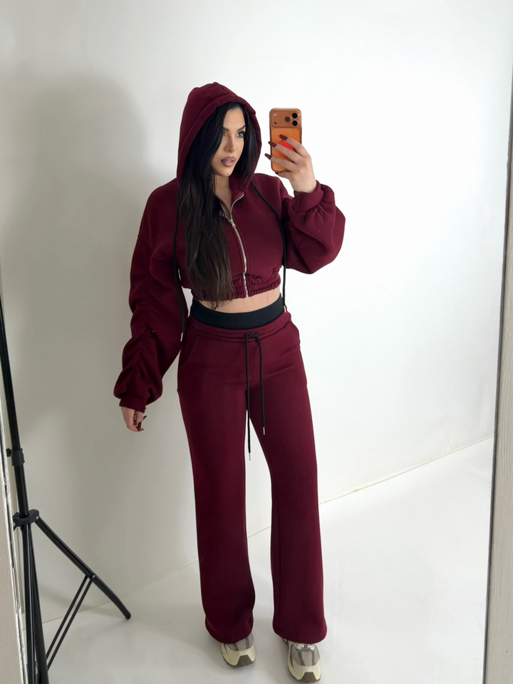 Coordinato di tuta felpato “Street”