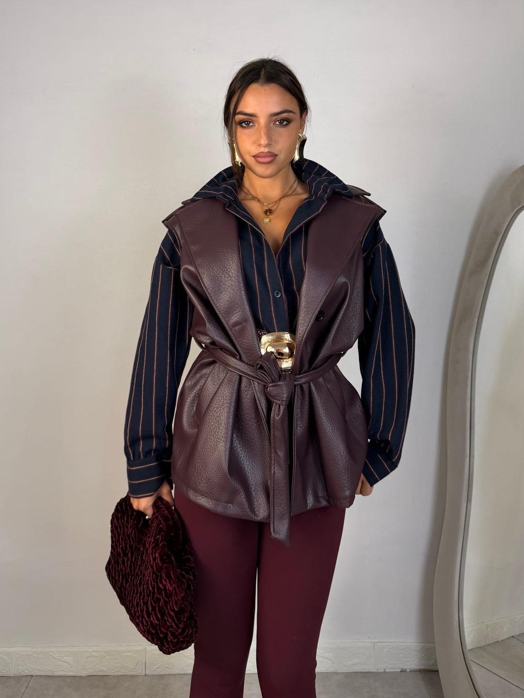 Giacca in eco pelle “Roxy”