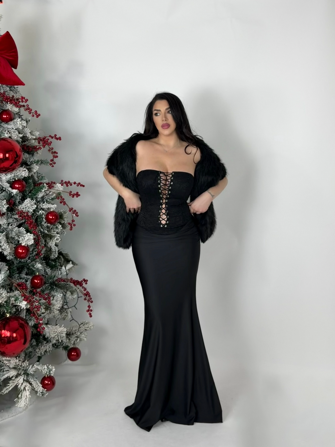 Abito lungo a sirena “Vamp”