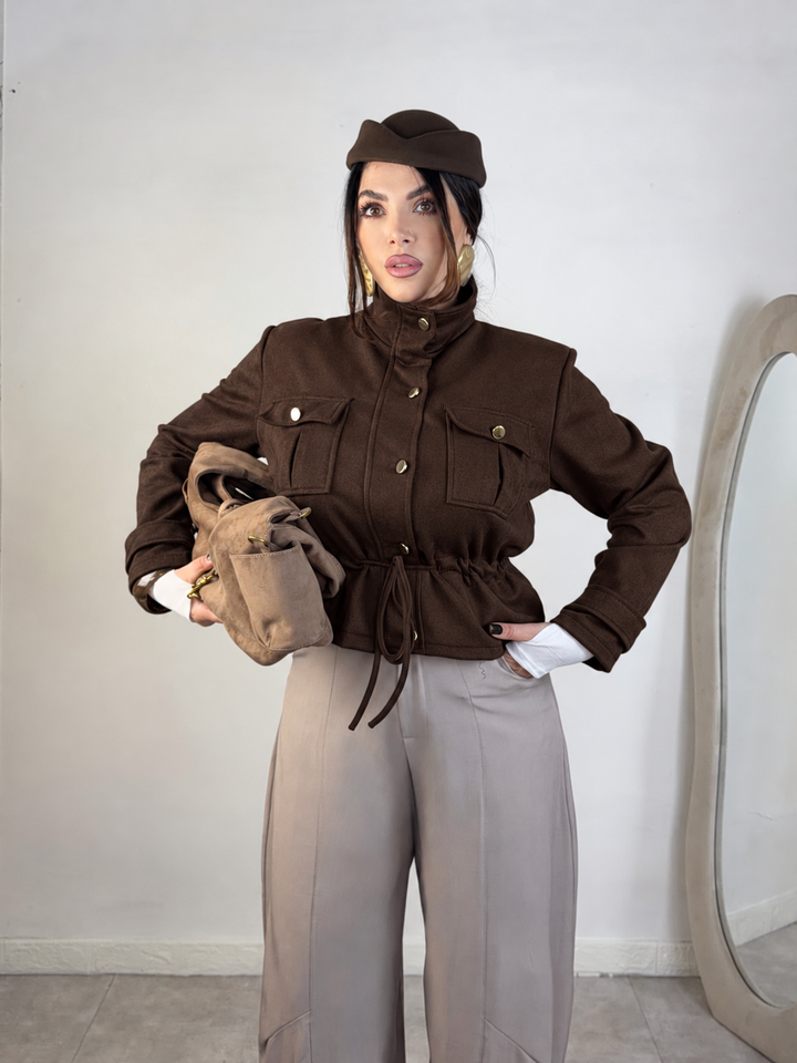 Giacca scamosciata “Heritage”