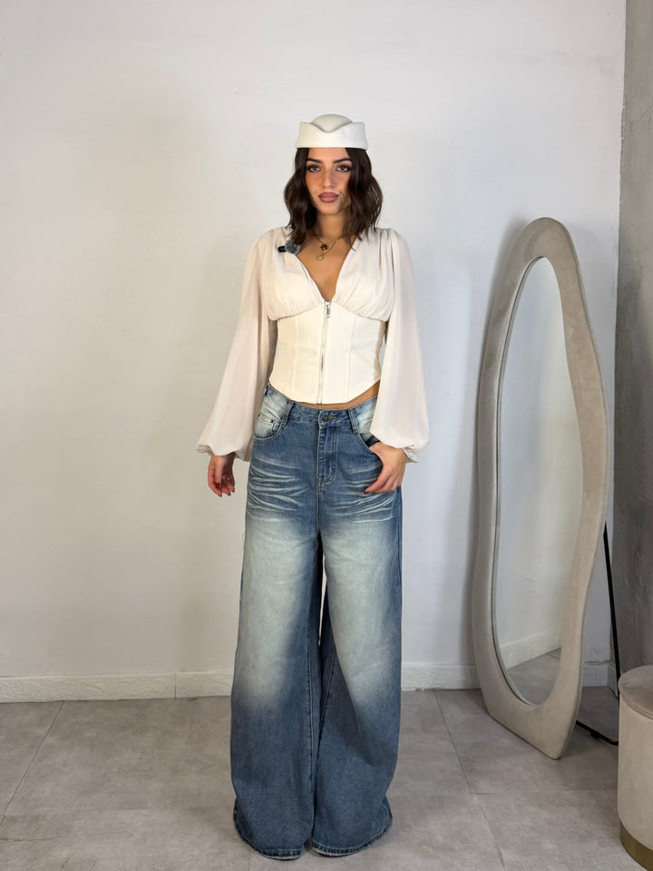 Jeans wide leg “Magda”
