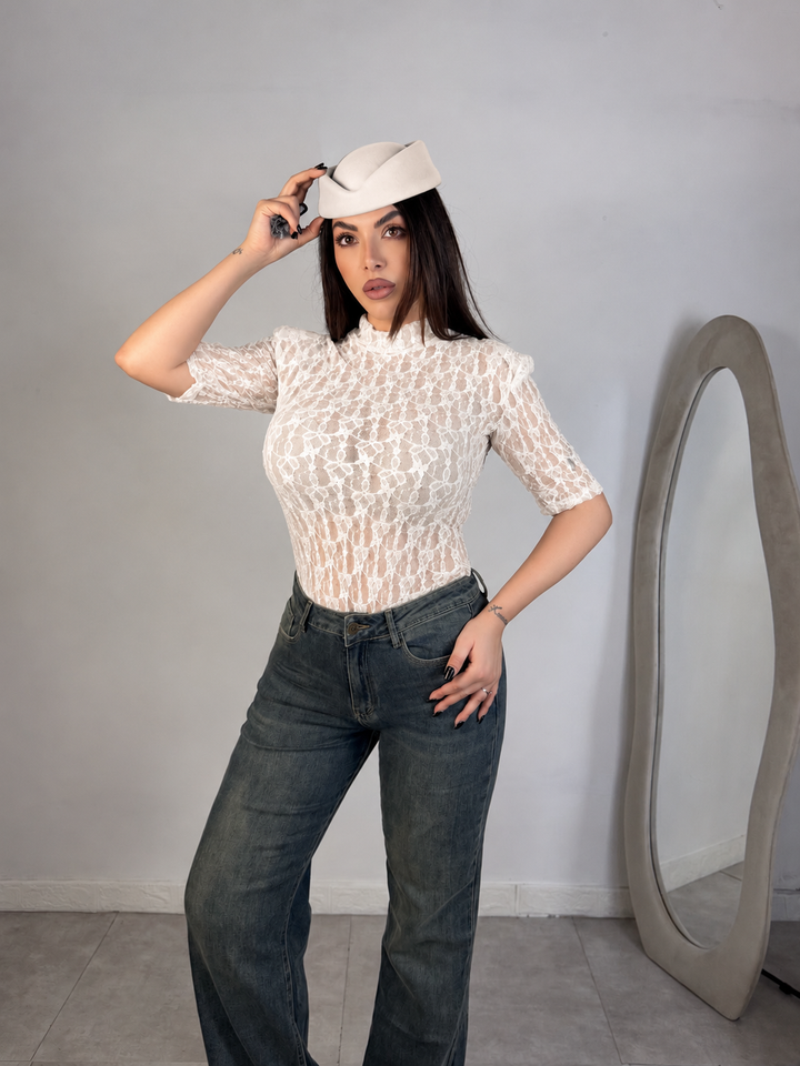 Body in pizzo “Romance”