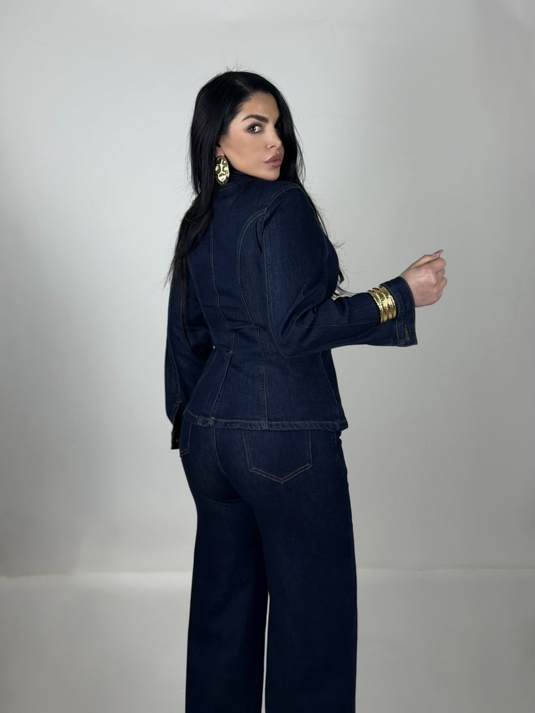 Coordinato in jeans “Privé”