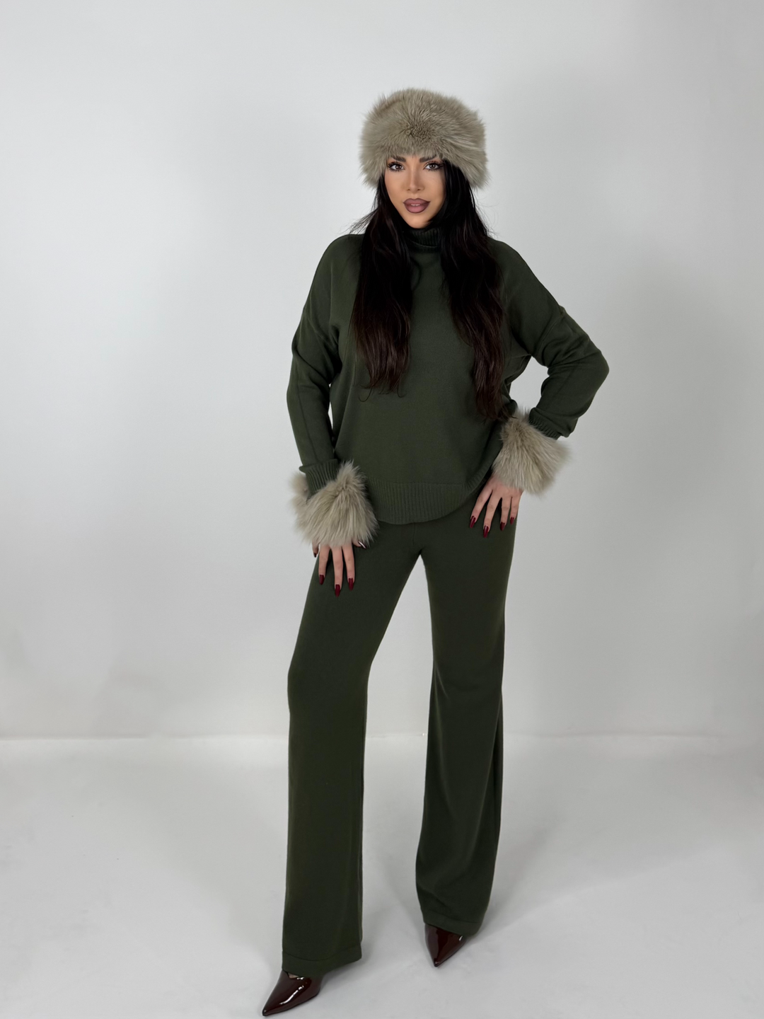 Coordinato in lana “Sephora”