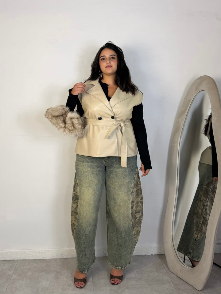 Giubbotto in eco pelle “Sophia”