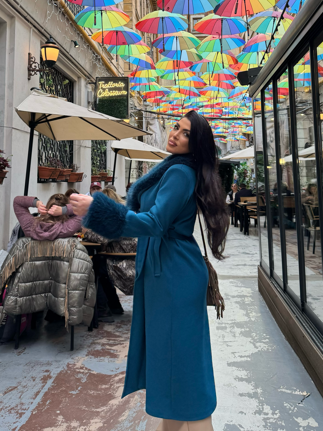 Cappotto con collo removibile “Bucarest”