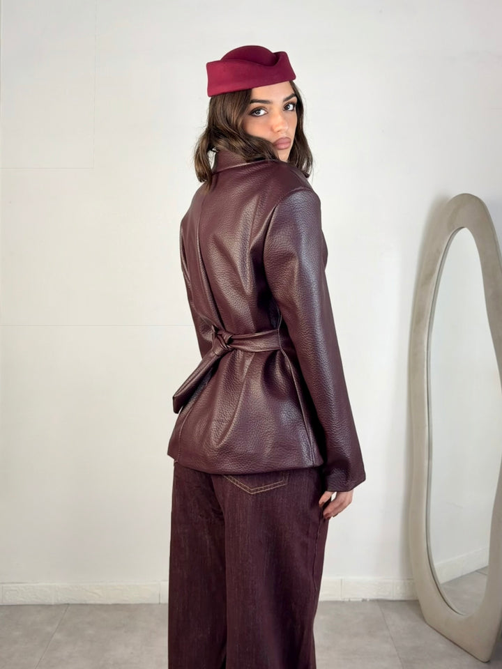 Giacca in eco pelle “Luxe”