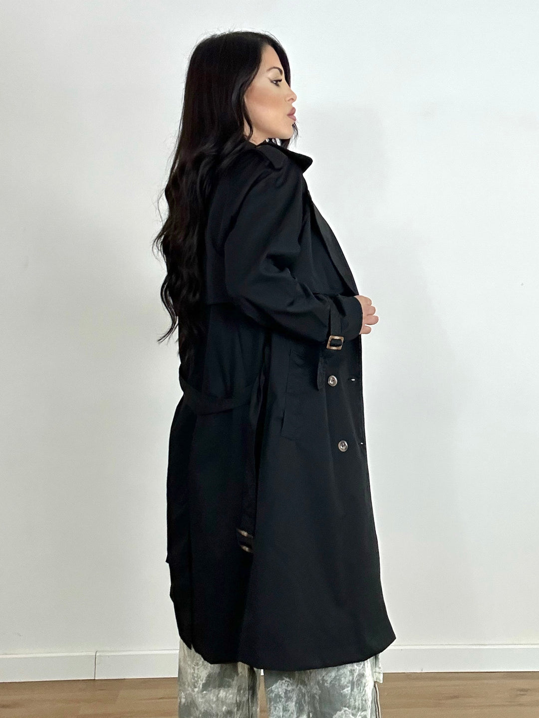 Cappotto trench doppiopetto "Keira"