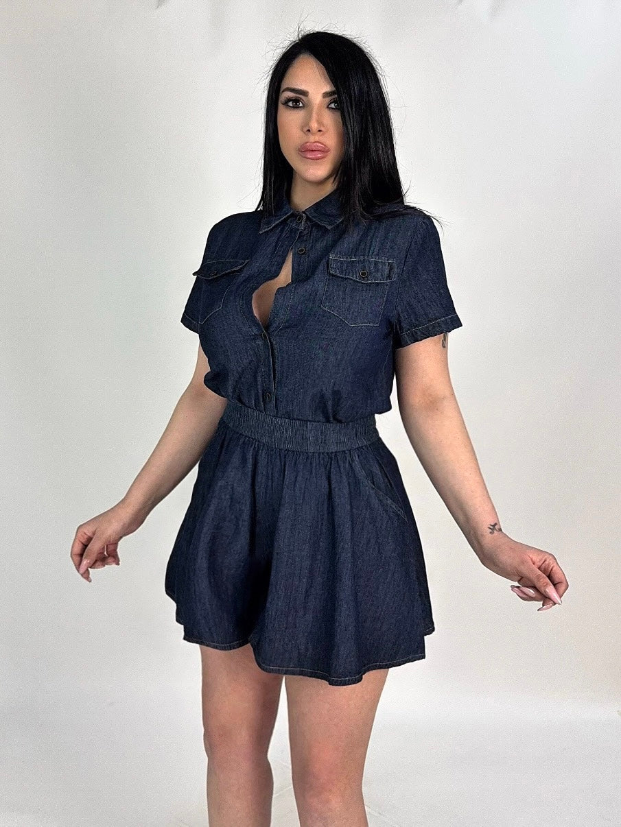 Coordinato in jeans “Vania”