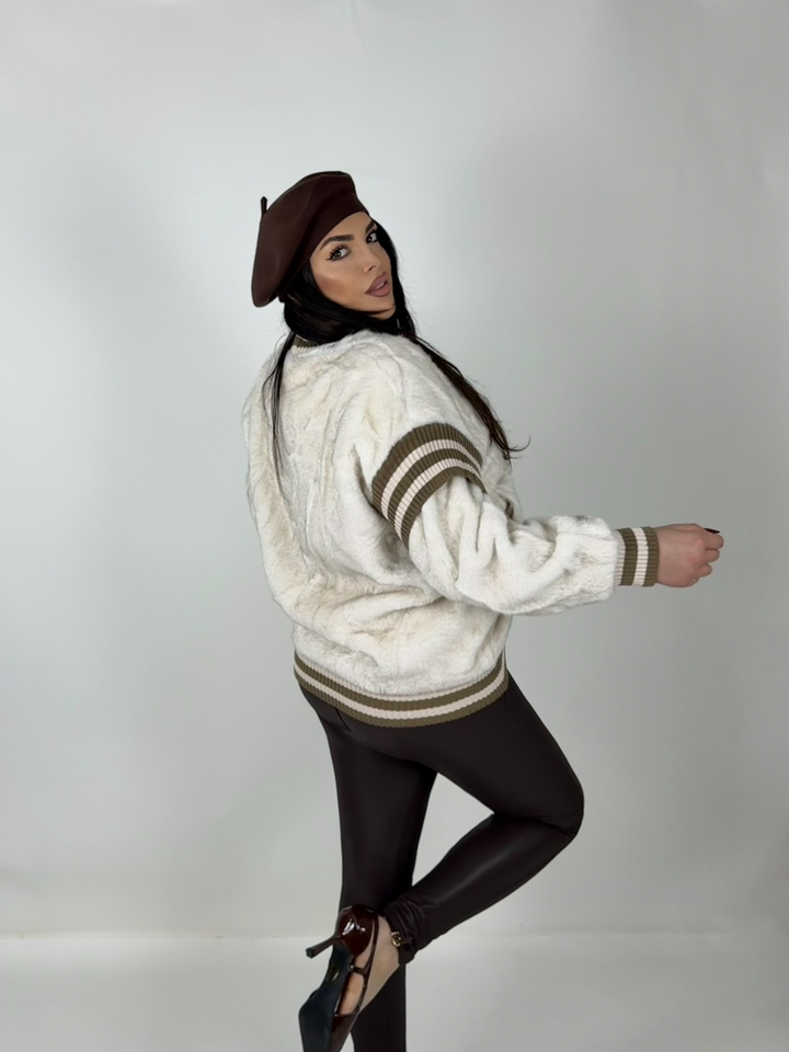 Eco pelliccia effetto visone “Melany”