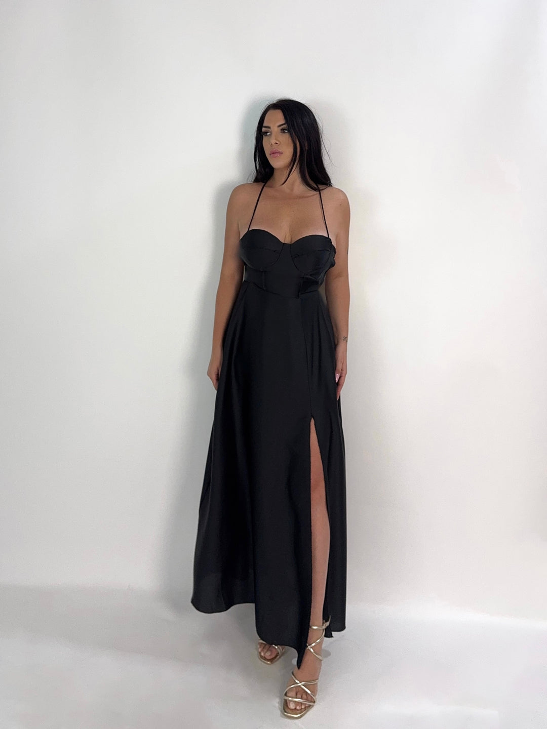 Abito in raso “Seraphina”