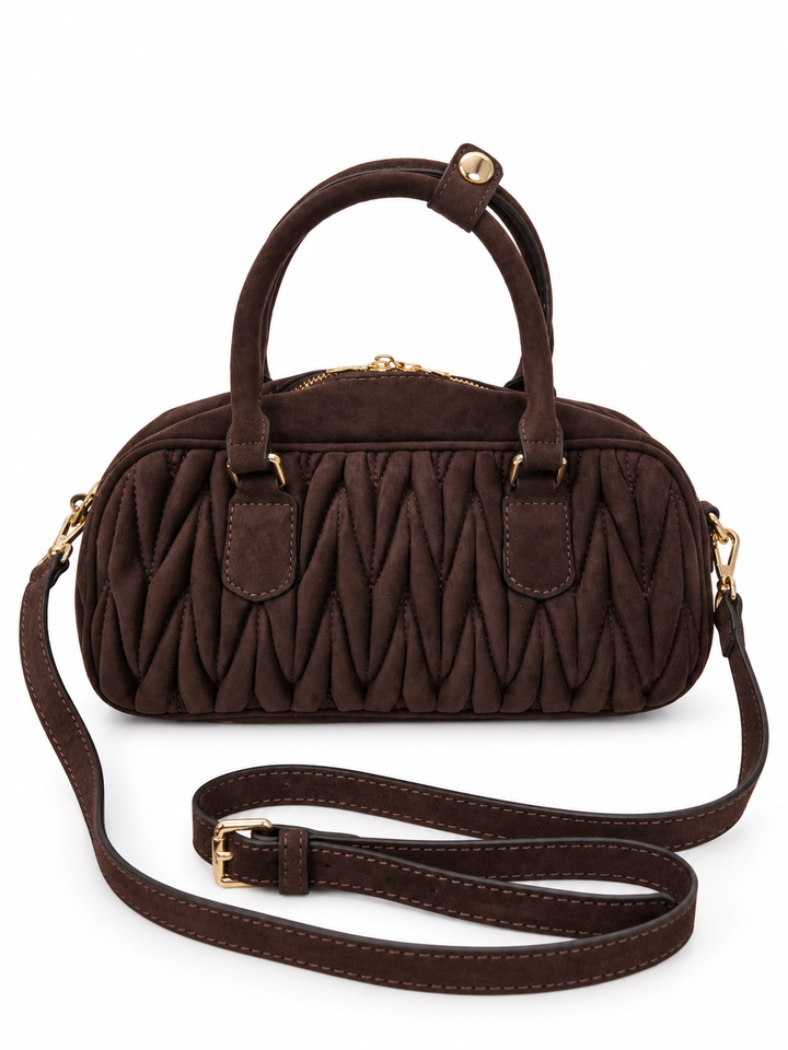 Borsa scamosciata “Mia”