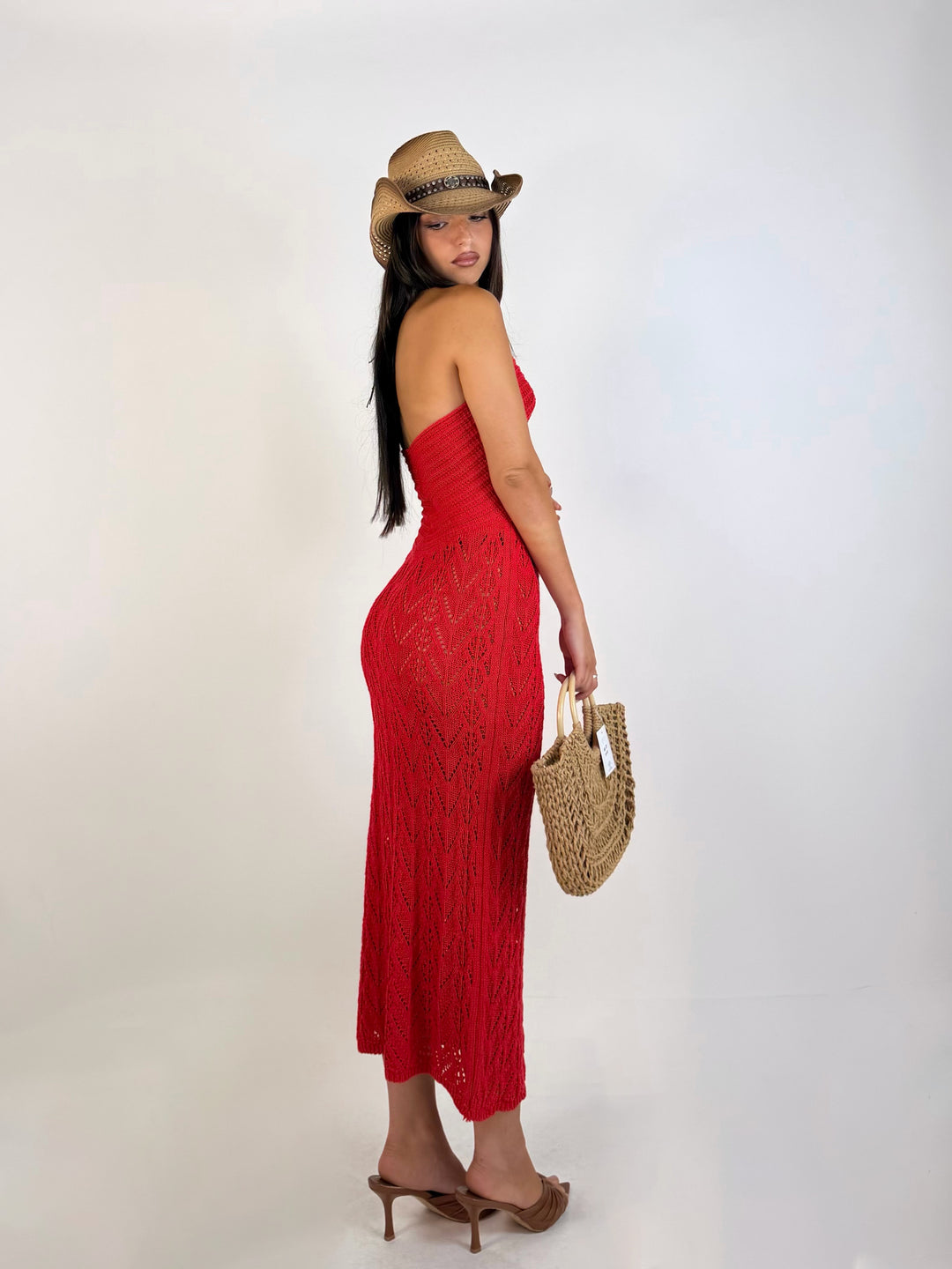 Abito in pizzo crochet “Stella”