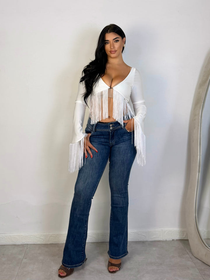 Jeans a zampa “Savannah”