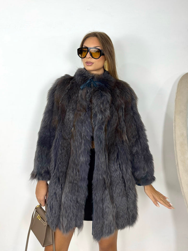 Pelliccia in volpe Vintage 54