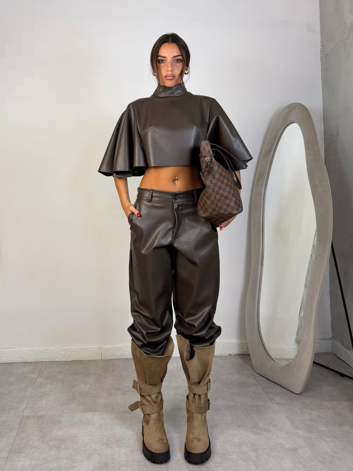 Coordinato in eco pelle JustWest “Soho”