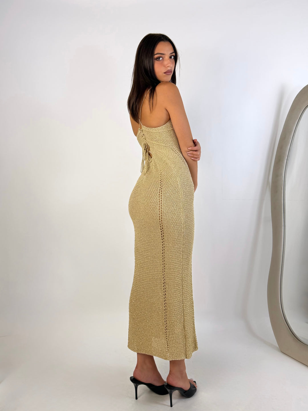 Abito in crochet lurex “Soraya”