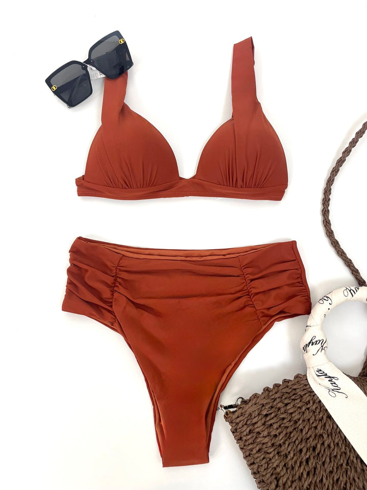 Costume due pezzi vita alta “Dune”