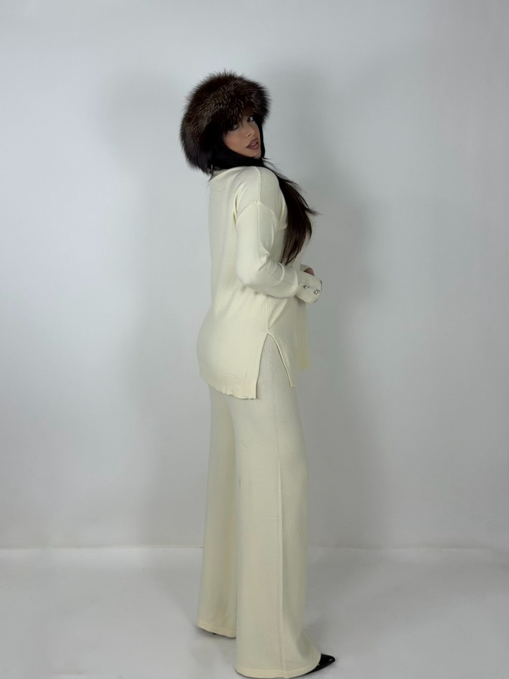 Coordinato in lana “Diamond”