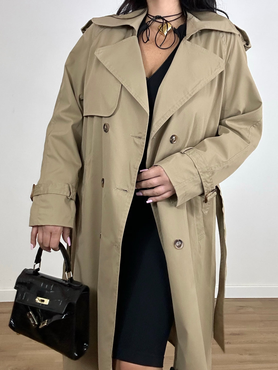 Cappotto trench doppiopetto "Keira"