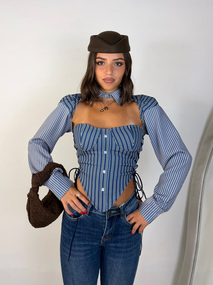 Top camicia “Paris”