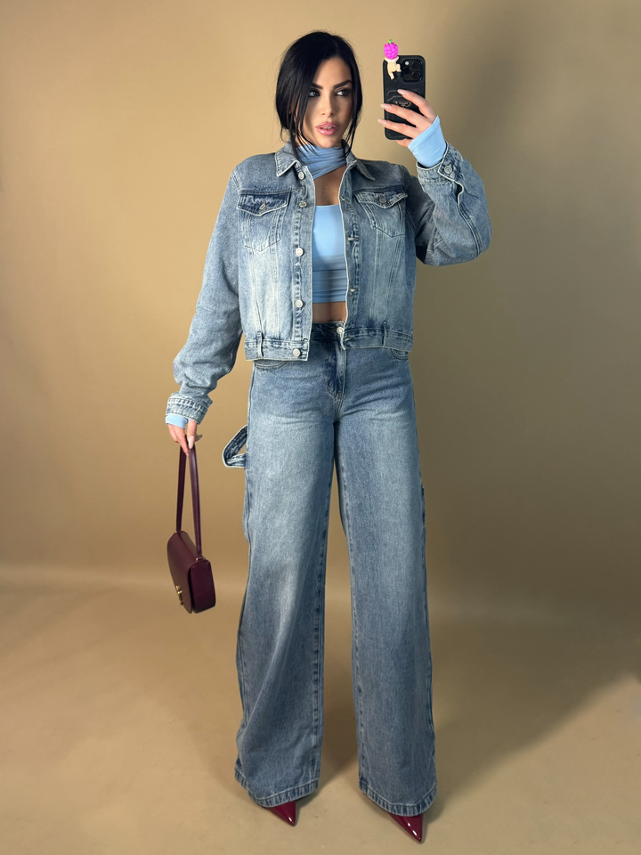 Coordinato in jeans “Yasmine”