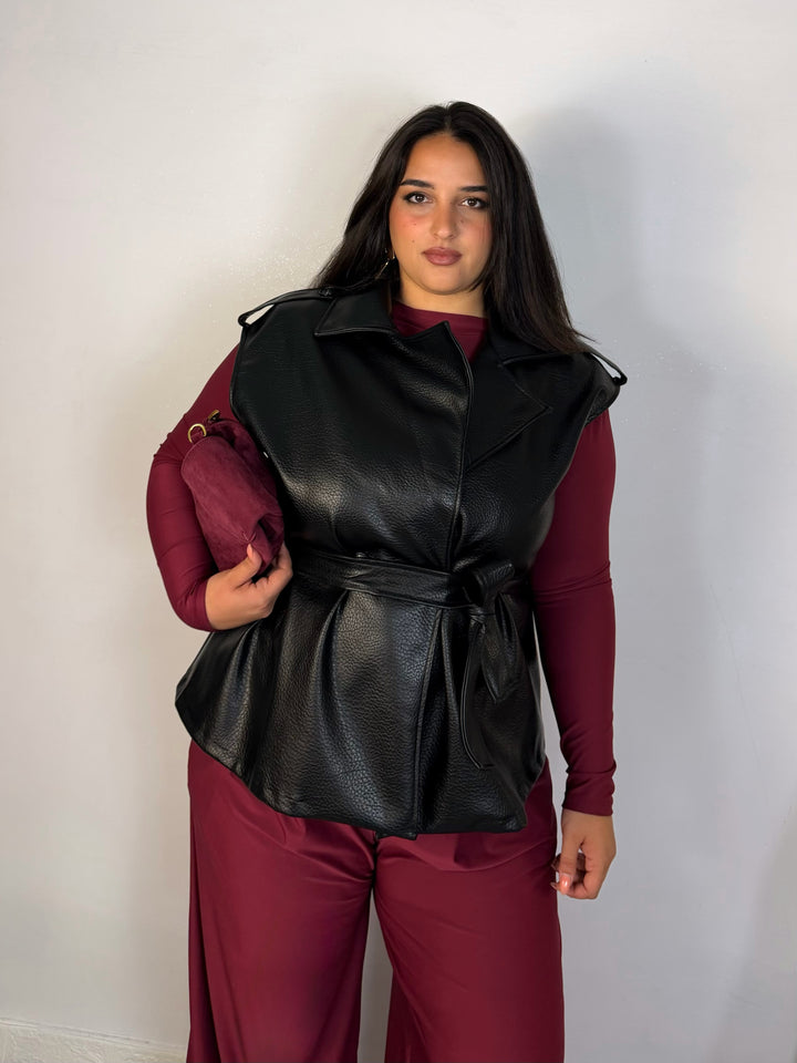 Giubbotto in eco pelle “Sophia”