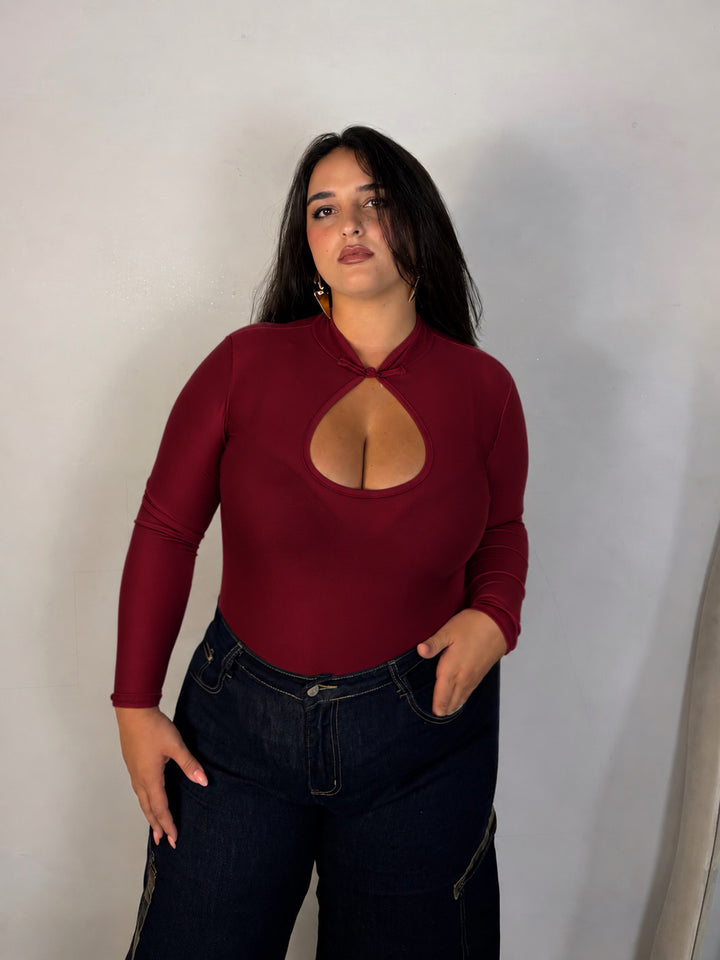 Body con cut out “Leila”