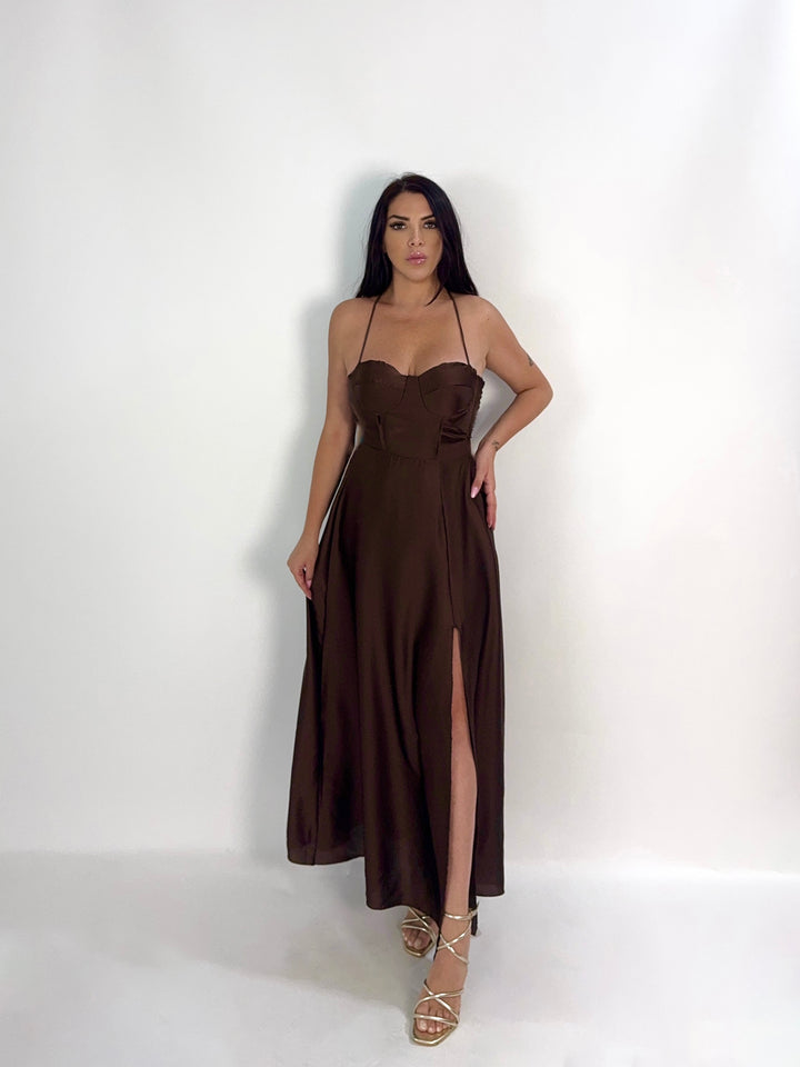 Abito in raso “Seraphina”