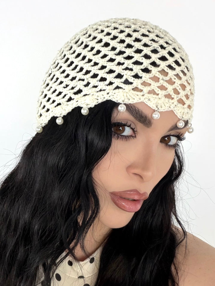 Cappello crochet “Perla”