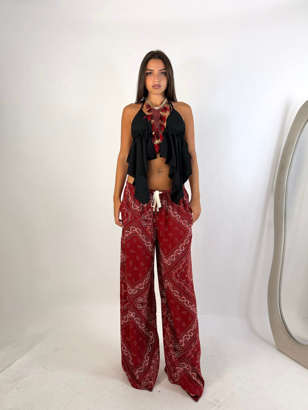 Pantaloni “Foulard”