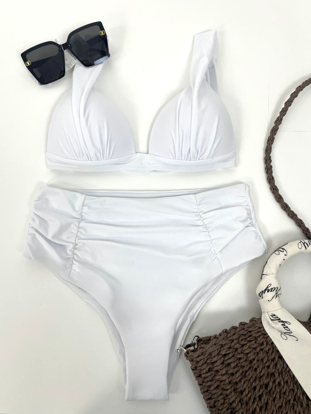 Costume due pezzi vita alta “Dune”