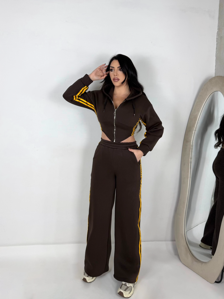 Coordinato di tuta felpato “Adyss”