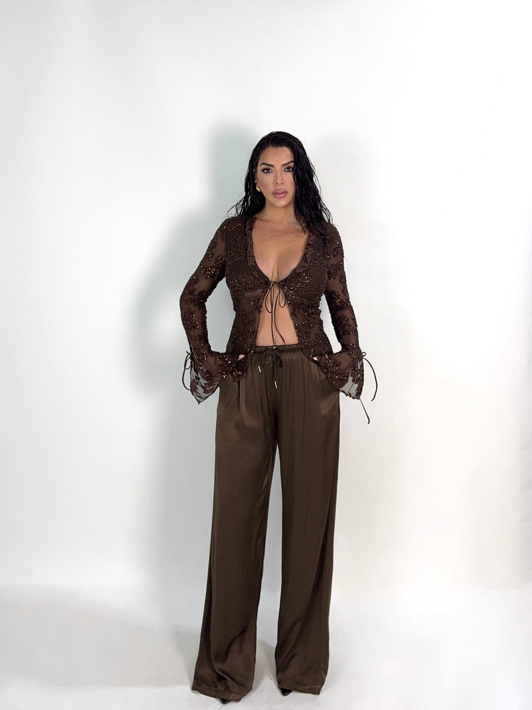 Pantaloni a palazzo “Luxe”