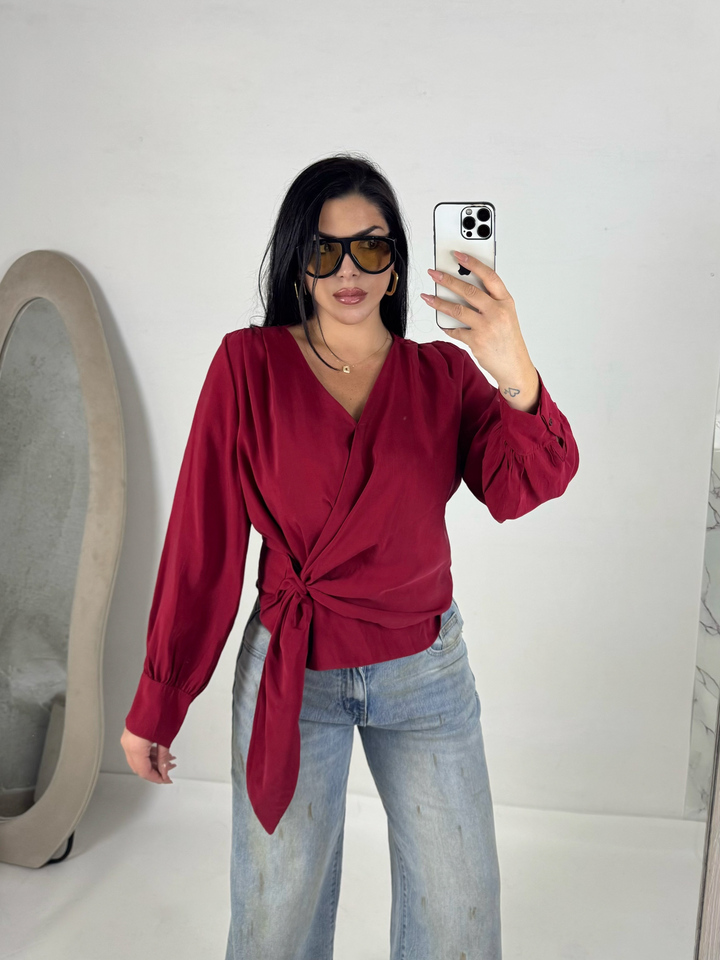 Camicia con nodo “Eva”