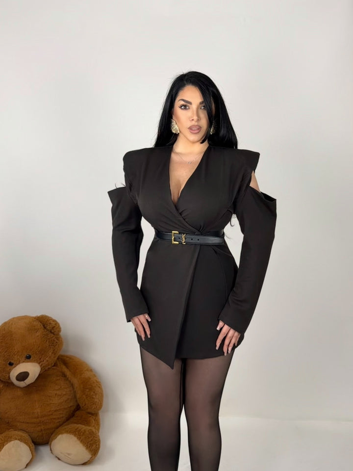 Abito giacca con cut out “Viviana”