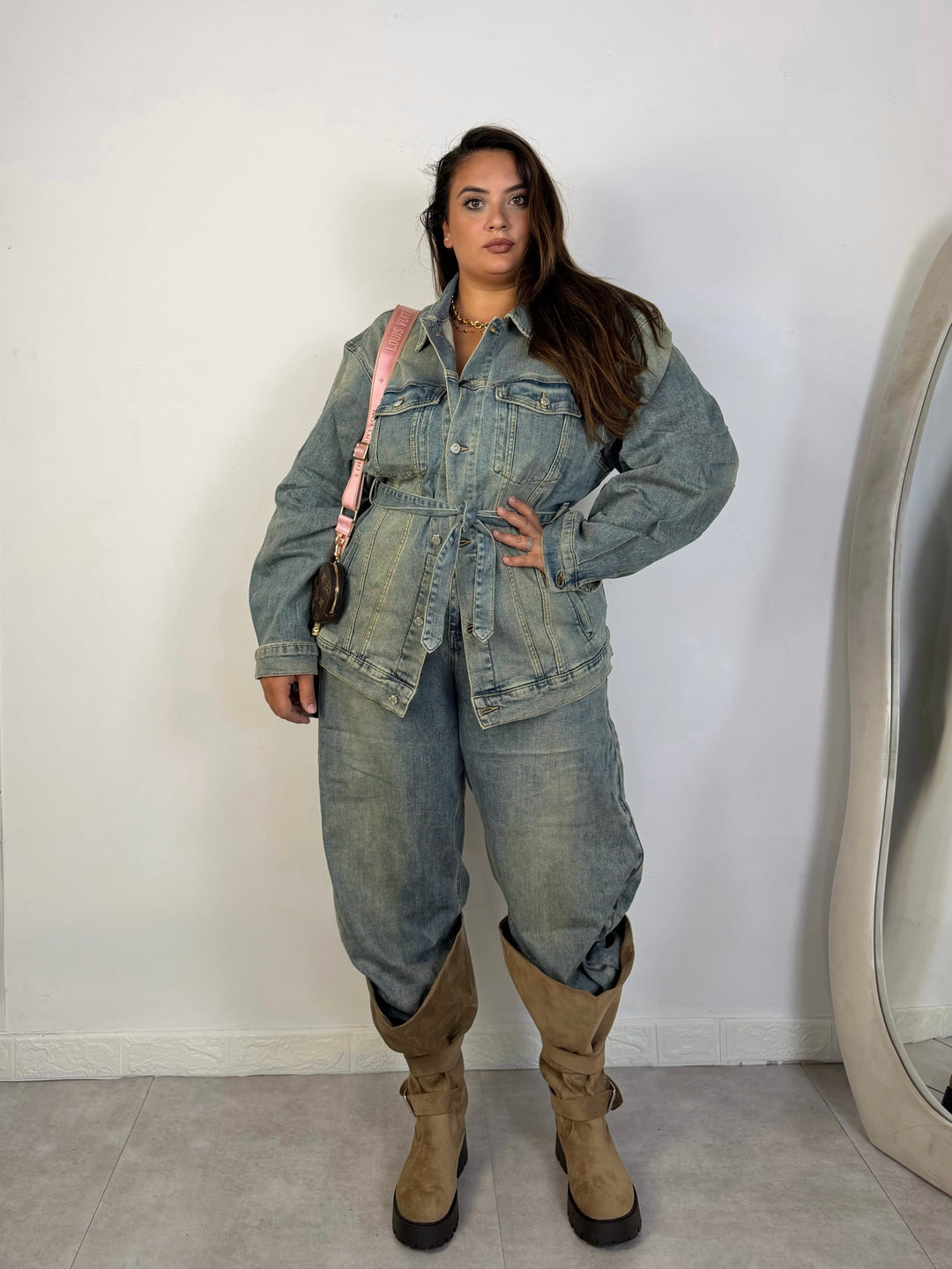 Coordinato in jeans “Skyler”