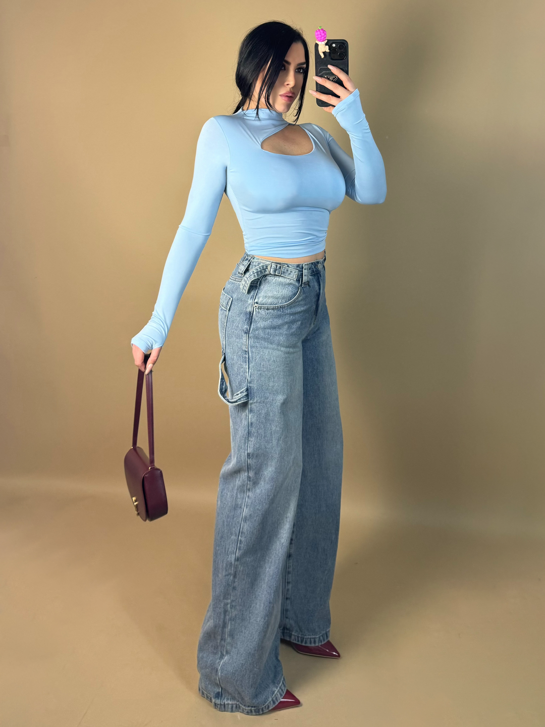 Coordinato in jeans “Yasmine”